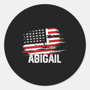 Adesivo Abigail U Flag Personalizado Em 4 De Julho Abigail