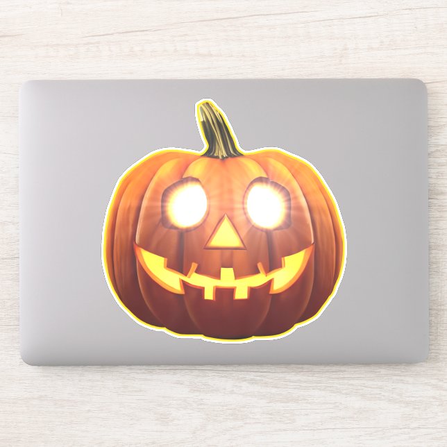 Adesivo Abóbora (Computador)