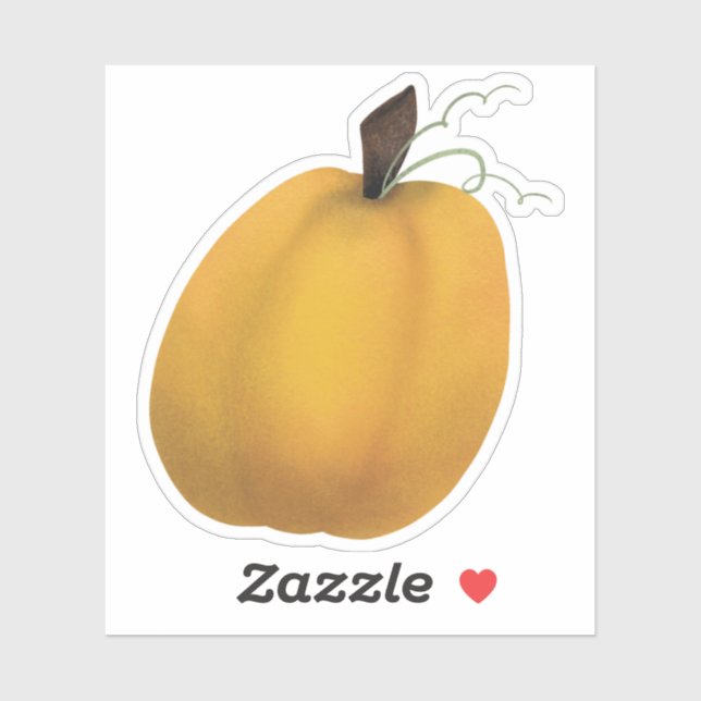 Adesivo Abóbora alta (Folha)