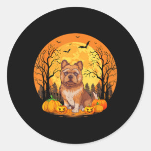 Adesivo Abóbora Com Fantasias Divertidas de Halloween Brux