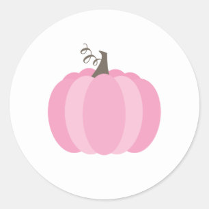 Adesivo Abóbora cor-de-rosa