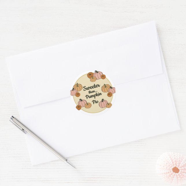 Adesivo Abóbora de Ação de Graças (Envelope)
