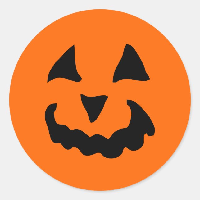 Adesivo Abóbora de Halloween Halloween (Frente)