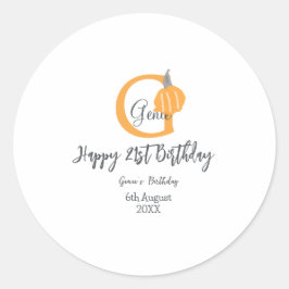 Adesivo Abóbora-de-laranja no outono 21 rua cinza queda pa