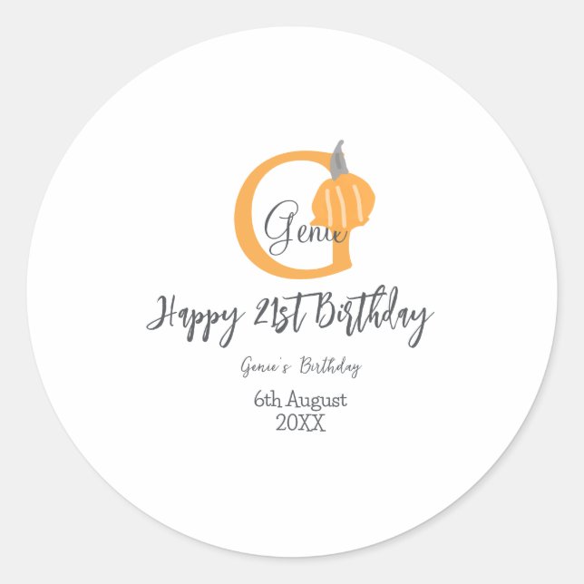 Adesivo Abóbora-de-laranja no outono 21 rua cinza queda pa (Frente)