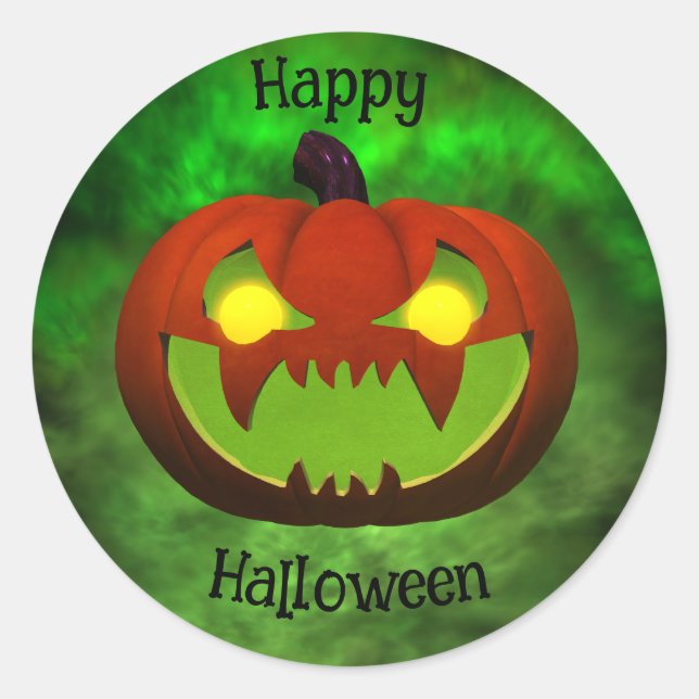 Adesivo Abóbora de Mau de Spookie (Frente)