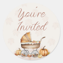 Adesivo Abóbora de Queda de Água Você é Convidado