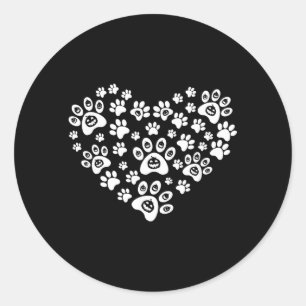 Adesivo Abóbora engraçada de Halloween Patas de Cachorro -