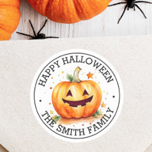 Abóbora fofa Feliz Halloween