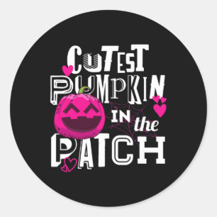 Adesivo Abóbora Mais Corajosa No Patch Halloween Garotas B