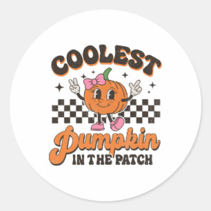Adesivo Abóbora Mais Fresca No Patch Halloween Para