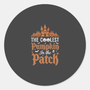 Adesivo Abóbora Mais Legal do Halloween no Patch Vintage D
