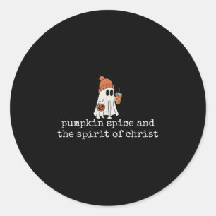 Adesivo Abóbora Sce E O Srit De Cristo Natal Cristão