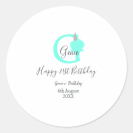 Adesivo Abóbora verde outono 211 cinza pastel