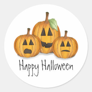 Adesivo Abóboras de Halloween Lindas e Caprichosas