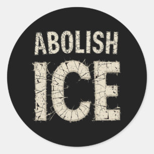 Adesivo Abolição do Protesto Negrito do ICE - direitos de 