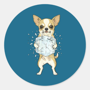 Adesivo Abolir gelo cachorro louco chihuahua sem gelo meme