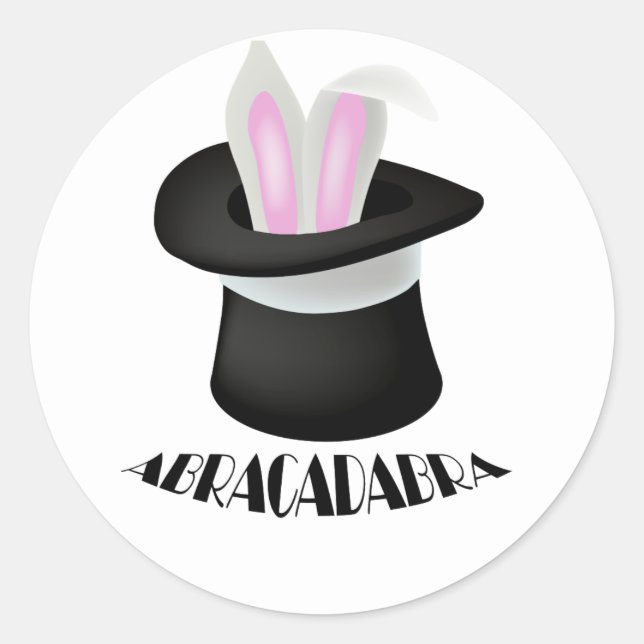 Adesivo Abracadabra Magic Bunny (Frente)