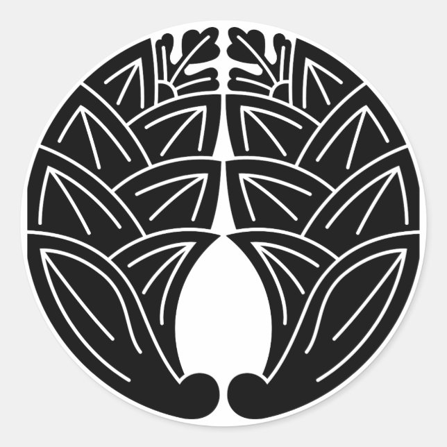 Adesivo Abraçando gengibres japoneses (Frente)