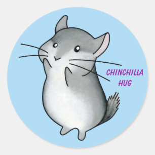 Adesivo Abraço da chinchila