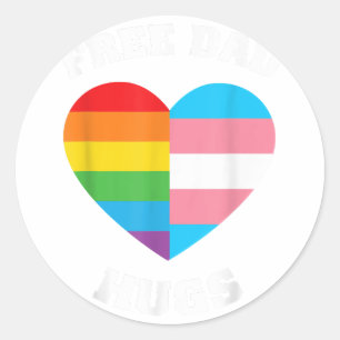 Adesivo Abraços de Pai Gratuito - Orgulho LGBT