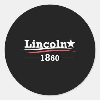 Adesivo Abraham Lincoln Campanha Presidente Abe