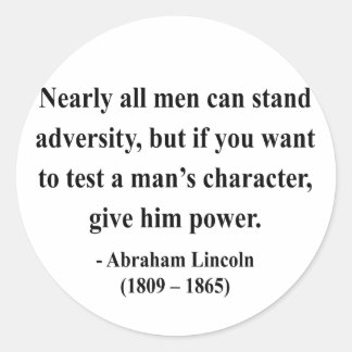 Adesivo Abraham Lincoln Cotação 6a