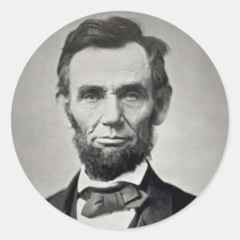 Adesivo Abraham Lincoln Gettysburg Retrato