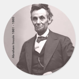 Adesivo Abraham Lincoln Sticker