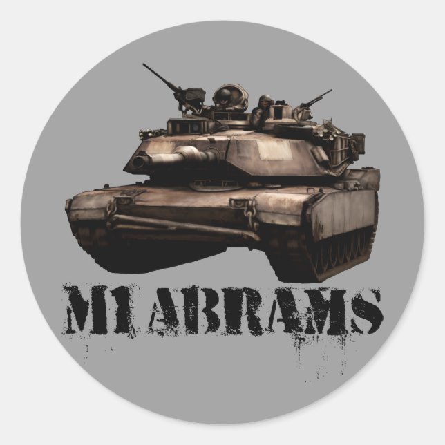 Adesivo Abrams M1 (Frente)