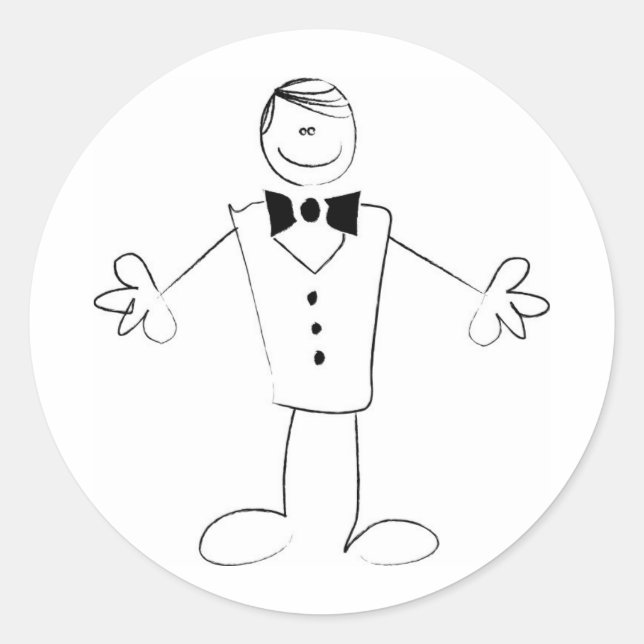 Adesivo Abrangendo O Grupo Com Braços Abertos (Frente)