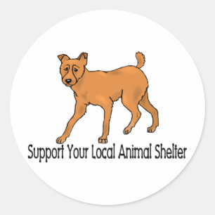 Adesivo Abrigos animais do apoio
