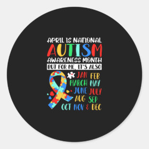 Adesivo Abril é Mês de Consciência do Autismo Nacional