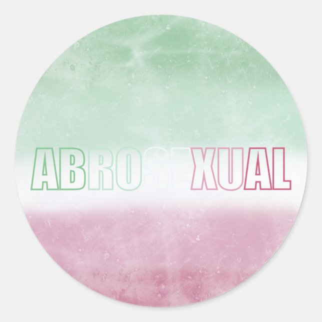 Adesivo Abrosexual pride flag sticker (Frente)