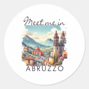 Adesivo Abruzzo Itália Viagem Abruzzo Viajando Encontre-me