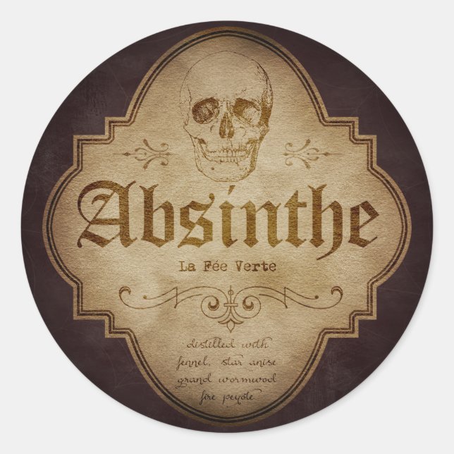 Adesivo Absinthe Apothecary (Frente)