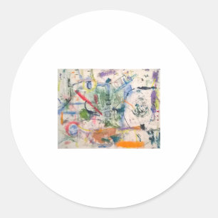 Adesivo Absrtact Painting Jeff Hankamer Artjunkhaus Art
