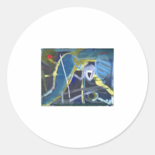 Adesivo Absrtact Painting Jeff Hankamer Artjunkhaus Yoga