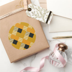 Adesivo Abstração Geométrica Quadrada 9