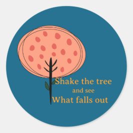 Adesivo Abstract Cute Fruit Tree