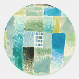Adesivo Abstract watercolor window by Paul Klee
