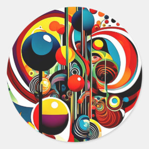 Adesivo Abstracta Psychedelica 5