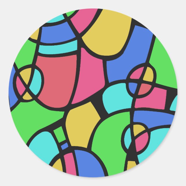 Adesivo Abstrato 02 (Frente)