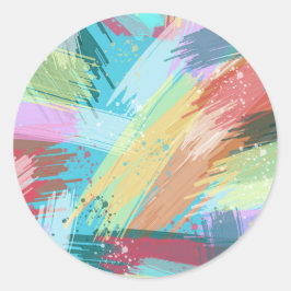 Adesivo Abstrato Art Pastel