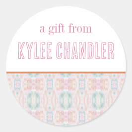 Adesivo Abstrato Art Personalizado para Presentes