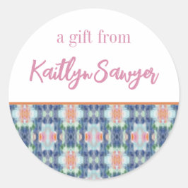 Adesivo Abstrato Art Personalizado para Presentes