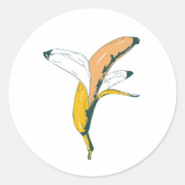 Adesivo Abstrato Artística Design de Banana Pop