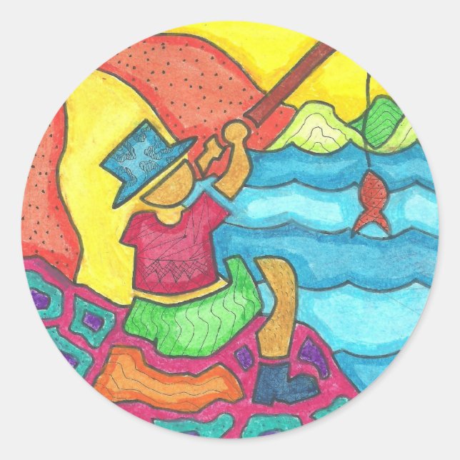 Adesivo Abstrato Beach (Frente)