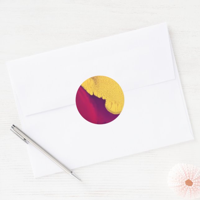 Adesivo Abstrato Brasa Dourada (Envelope)