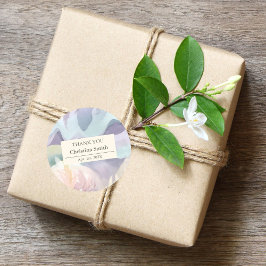 Adesivo Abstrato Contemporâneo Aposentação Obrigado